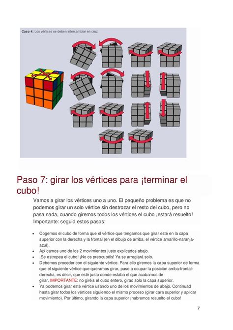 Pasos Para Resolver El Cubo De Rubik