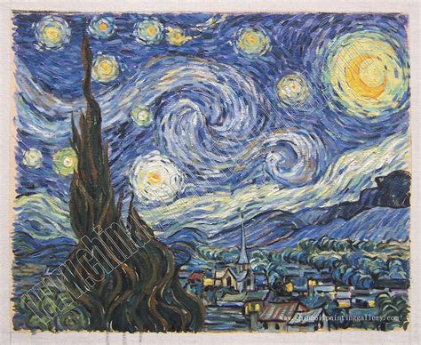 Van gogh hated this painting; Starry Night - Van Gogh - oil painting reproduction ...