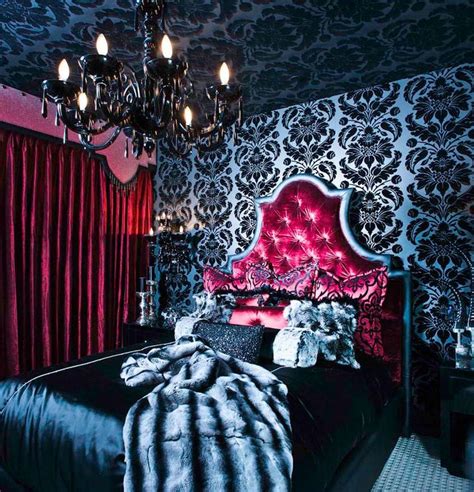 Pin By Stephanie S On The Bedroom Gothic Bedroom Gothic Interior