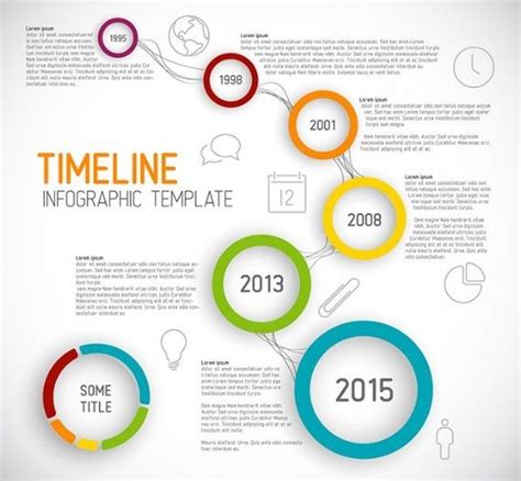 Use these free, easy timeline templates to visualize events, chronologies and processes. Free Creative Business Timeline Infographic Template Vector » TitanUI | Caught My Eye ...
