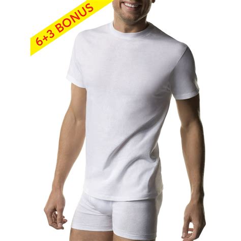Hanes Hanes Mens Tagless Comfortsoft White Crewneck T Shirts 6 3