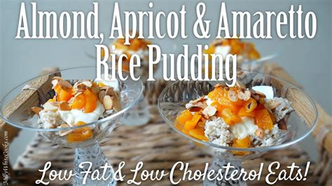 How to make a low fat apple crisp quarter apples and cut out the core, then slice apples into ¼ thickness. Almond, Apricot & Amaretto Rice Pudding | Easy Healthy ...