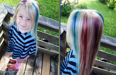 Put A Rainbow On It ~ How To Dye Your Hair With Food Colouring ~ Alanna