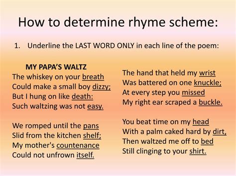 ppt rhyme scheme powerpoint presentation free download id 1054608