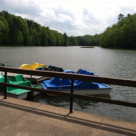 A bath house and laundry. Paddle boat ride anyone? Little Beaver State Park #visitwv ...