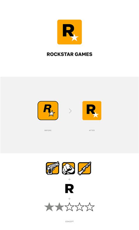 Rockstar Games Logo Redesign On Behance