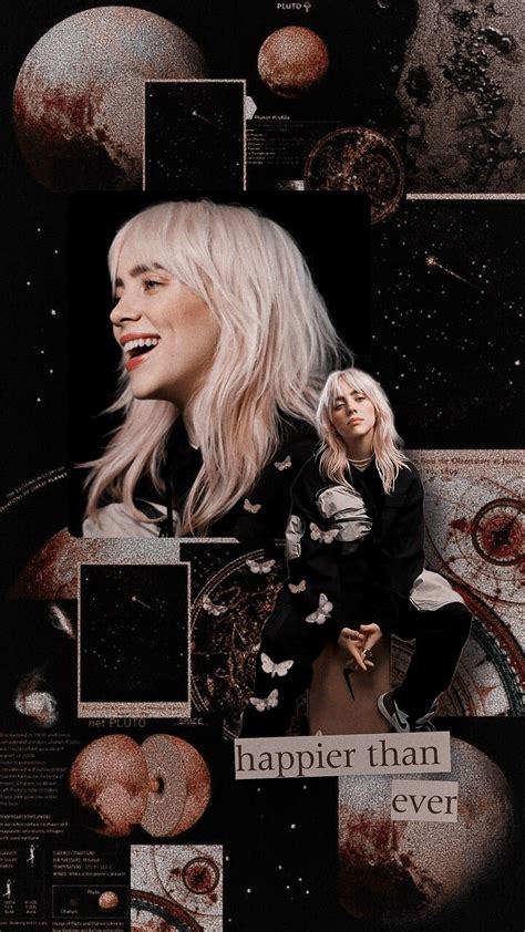 billie eilish lockscreen wallpaper happier than ever | Disegni di