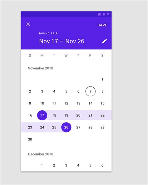 New Material Date Range Picker In Android By Maithili Joshi Medium