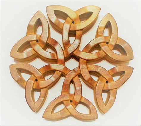 Celtic Knot Mandala Wall Carving Wood Carving Celtic Carving Etsy