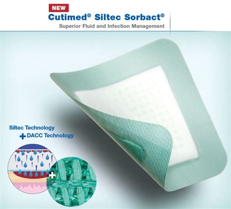 Cutimed Siltec Sorbact Dressings By Bsn Medical — Grayline Medical