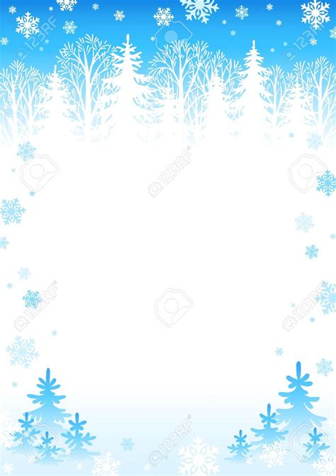 40 Snowflake Border Clipart Images Alade