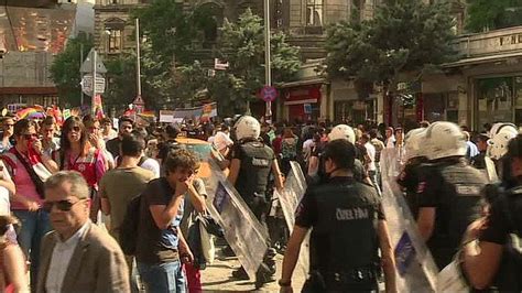 Turkish Police Fire Pepper Spray At Gay Pride Parade Cnn