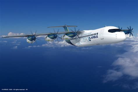 Airbus Hydrogen Plane With Turboprop Design Gaining Favor For Zero ...
