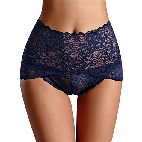 Eyiiye Plus Size Sexy Lace Underwear Women Panties Briefs For Female