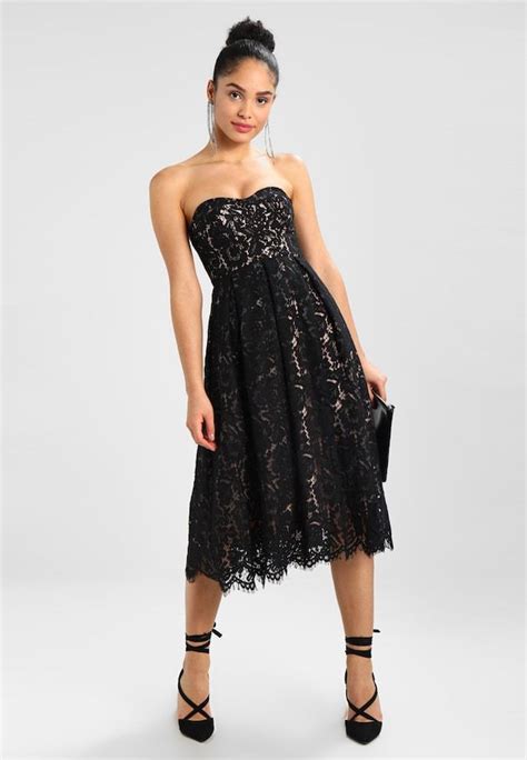Sweetheart Neck Midi Prom Suknia Balowa Black Fashion Dresses Strapless Dress