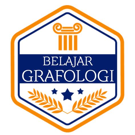 Stiker Logo Grafologi Indonesia Ver Panjang Belajar Grafologi