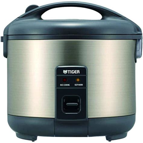 Tiger Corporation JNP S55U HU 3 Cup Rice Cooker And Warmer Stainless