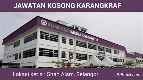 Related posts to jawatan kosong cadbury shah alam. Jawatan Kosong Kumpulan Media KARANGKRAF di Shah Alam ...