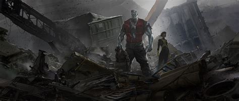 Artstation Deadpool Concept Art Colossus And Crew James Paick