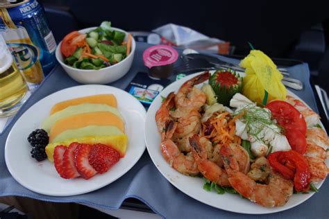 United Airlines First Class Meal Airline Food Food In Flight Meal