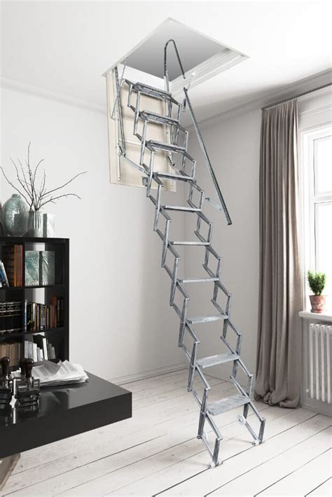 Fantozzi Alluminio Concertina Loft Ladder Loft Centre