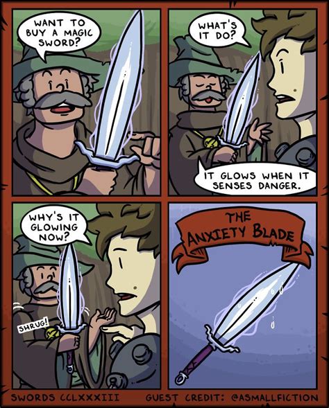 I Started Making A Webcomic All About Swords Here S What Happened Next Dnd Funny Funny