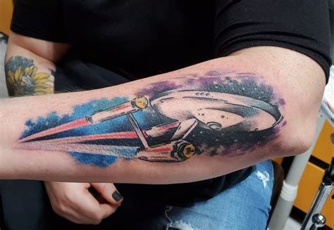 Star Trek Tattoo In Star Trek Tattoo Geek Tattoo Tattoos