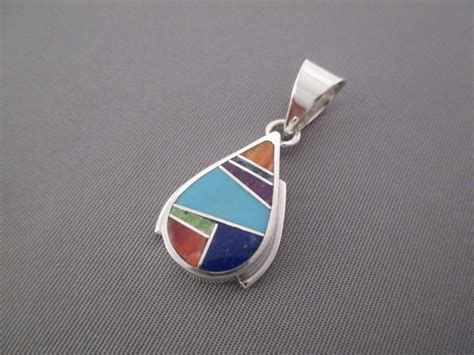 If not, i suggest you do quite a bit of research on indian jewelry and turquoise *before* your trip. Multi-Color Inlay Pendant (Teardrop) | Jewelers near me ...