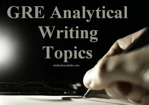 Gre Analytical Writing Topics Free Practice Material Analytical Writing