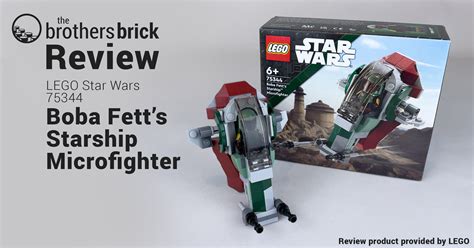 LEGO 75344 Boba Fett S Starship Microfighter Review The Brothers