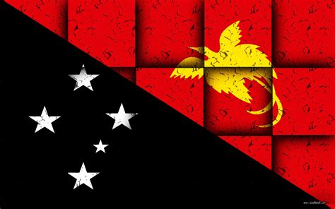 Papua New Guinea Flag Wallpapers Wallpaper Cave