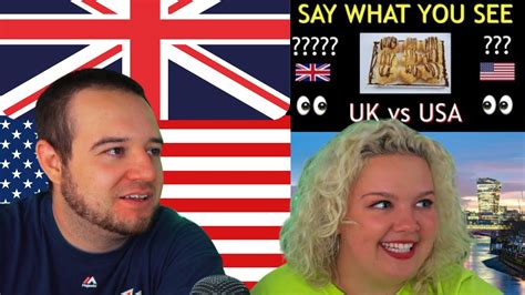 American Vs British English Couple Reaction Video Youtube