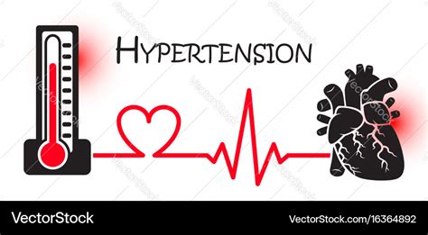 Essential Or Primary Hypertension Royalty Free Vector Image