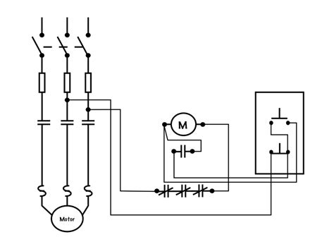 Schematic Vs Wiring Diagrams Basic Motor Control