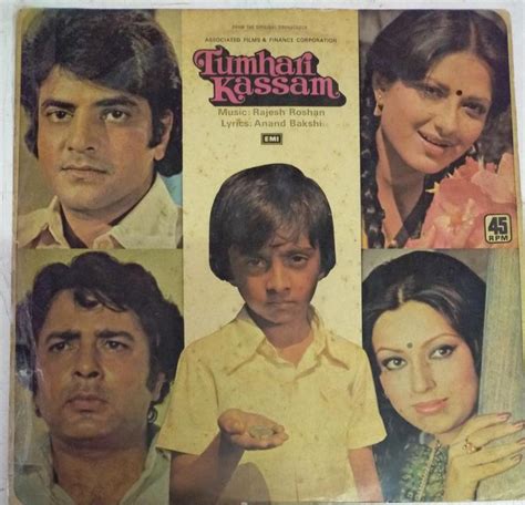 Tumhari Kassam Hindi Film Lp Vinyl Record By Rajesh Roshan Hindi