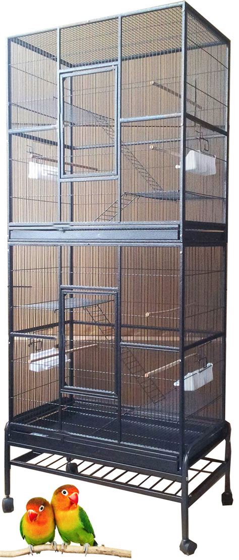 Buy Extra Large Double Stackable Wrought Iron Breeding Bird Flight