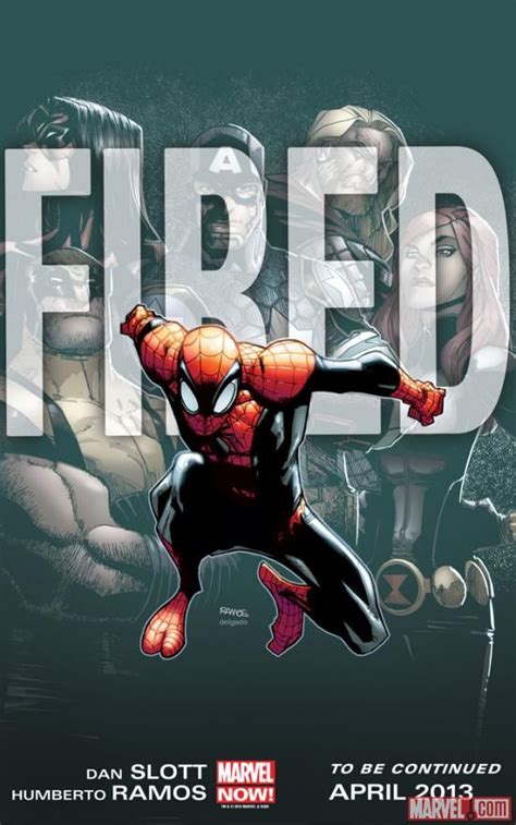 Marvel Now Teasers Return Spider Man Is Fired