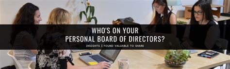 The Importance Of Your Personal Board Of Directors