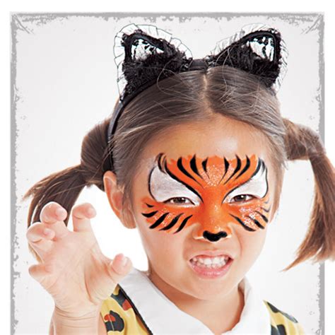 Easy Tiger Face Painting Designs