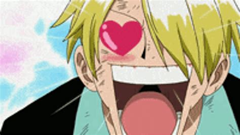 Sanji Forming Heart Eyes In One Piece 