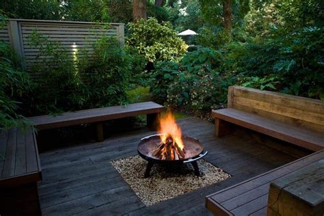 Creating Separate Spaces Fire Pit Idea Backyard Seating Area Fire