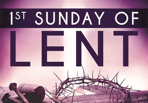 1st Sunday Lent Year C Darwen Catholic Parishes