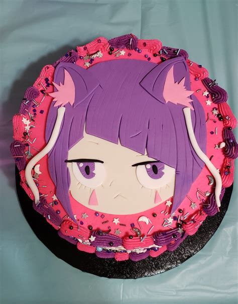 My Hero Academia Kyoka Jiro Anime Cake Art Birthday Cake Themed