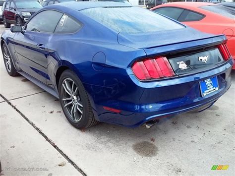 2016 Deep Impact Blue Metallic Ford Mustang Ecoboost Coupe 110220749