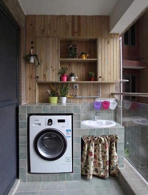 23 Tiny Laundry Room With Nature Touches Outdoor Laundry Rooms