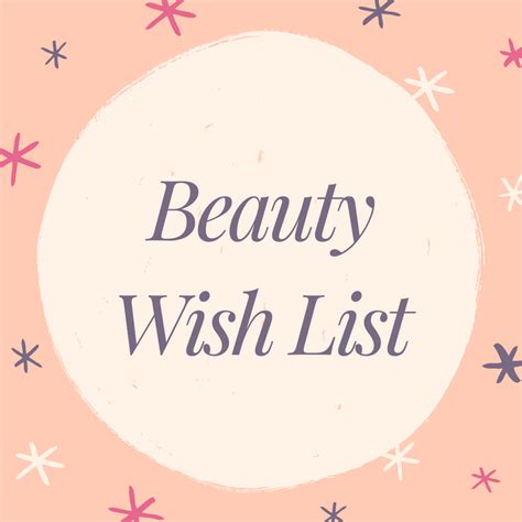 Fbl Savvy Beauty Wish List