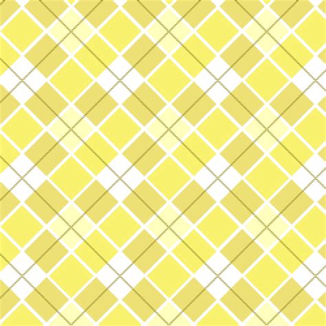 Yellow Plaid Pattern Background Labs