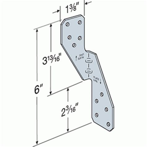 Simpson H25ass Hurricane Tie Stainless Steel Hurricane Ties