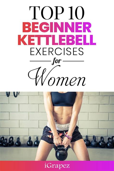 Take a large step to your left and sit back into a side lunge. Top 10 Beginner Kettlebell Exercises for Women | Workout ...