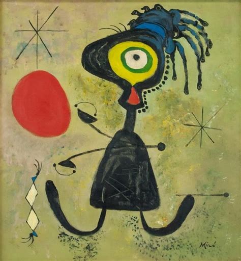 Joan Miro Oil On Panel For Auction At On Dec 19 2019 888 Auctions